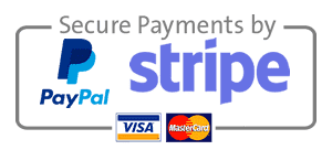 Paiements sécurisés par Stripe et Paypal