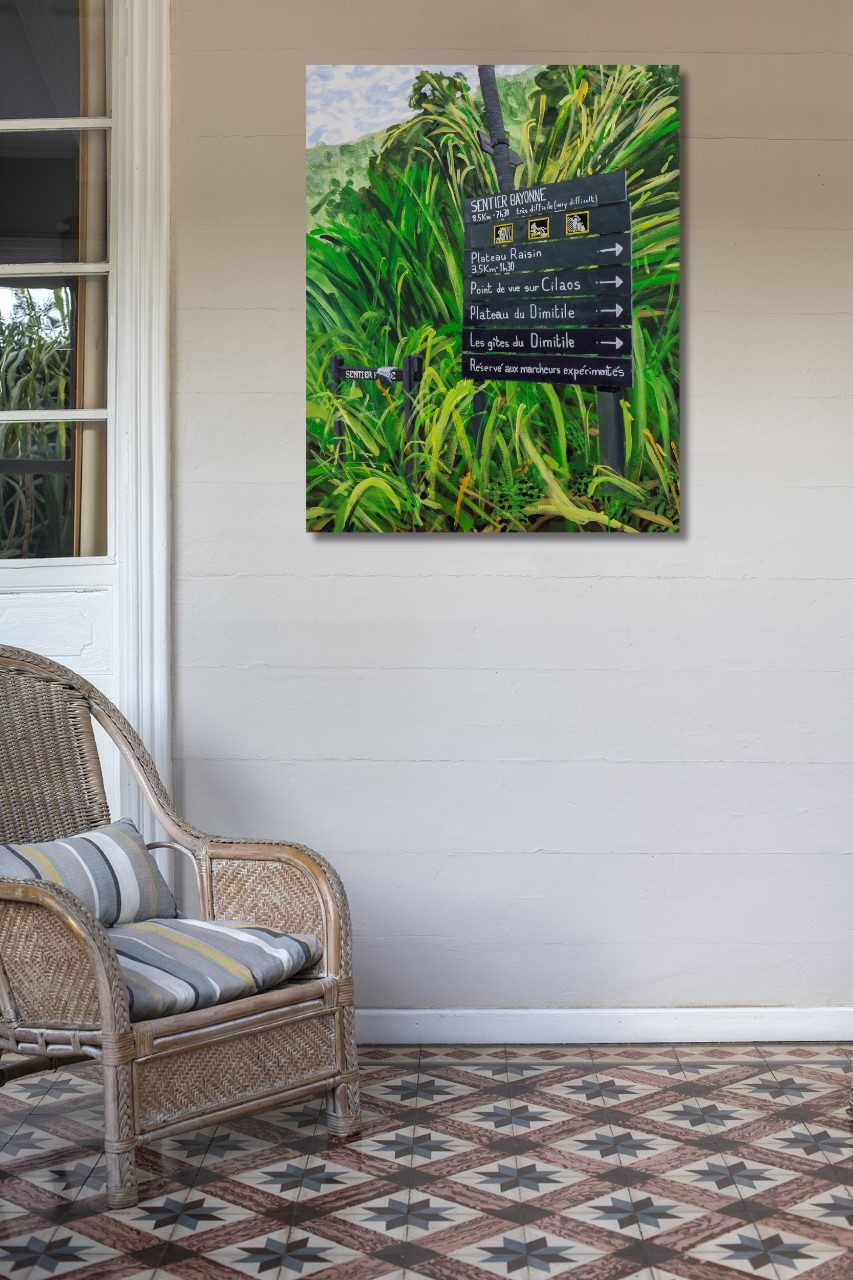 La toile. "Sentier Bayonne" – Image 4