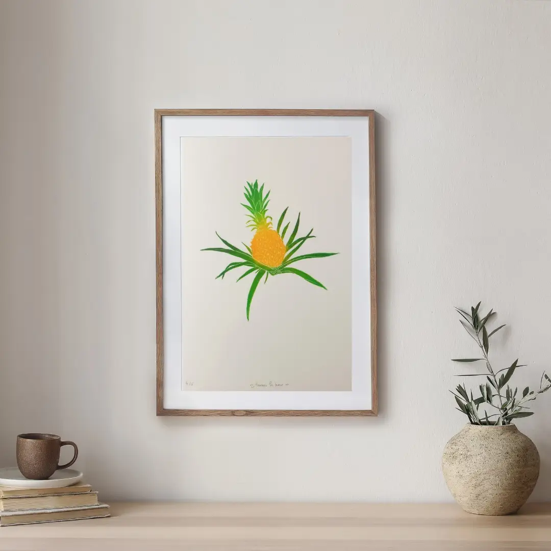 La linogravure. L'estampe "Ananas la kour" – Image 4