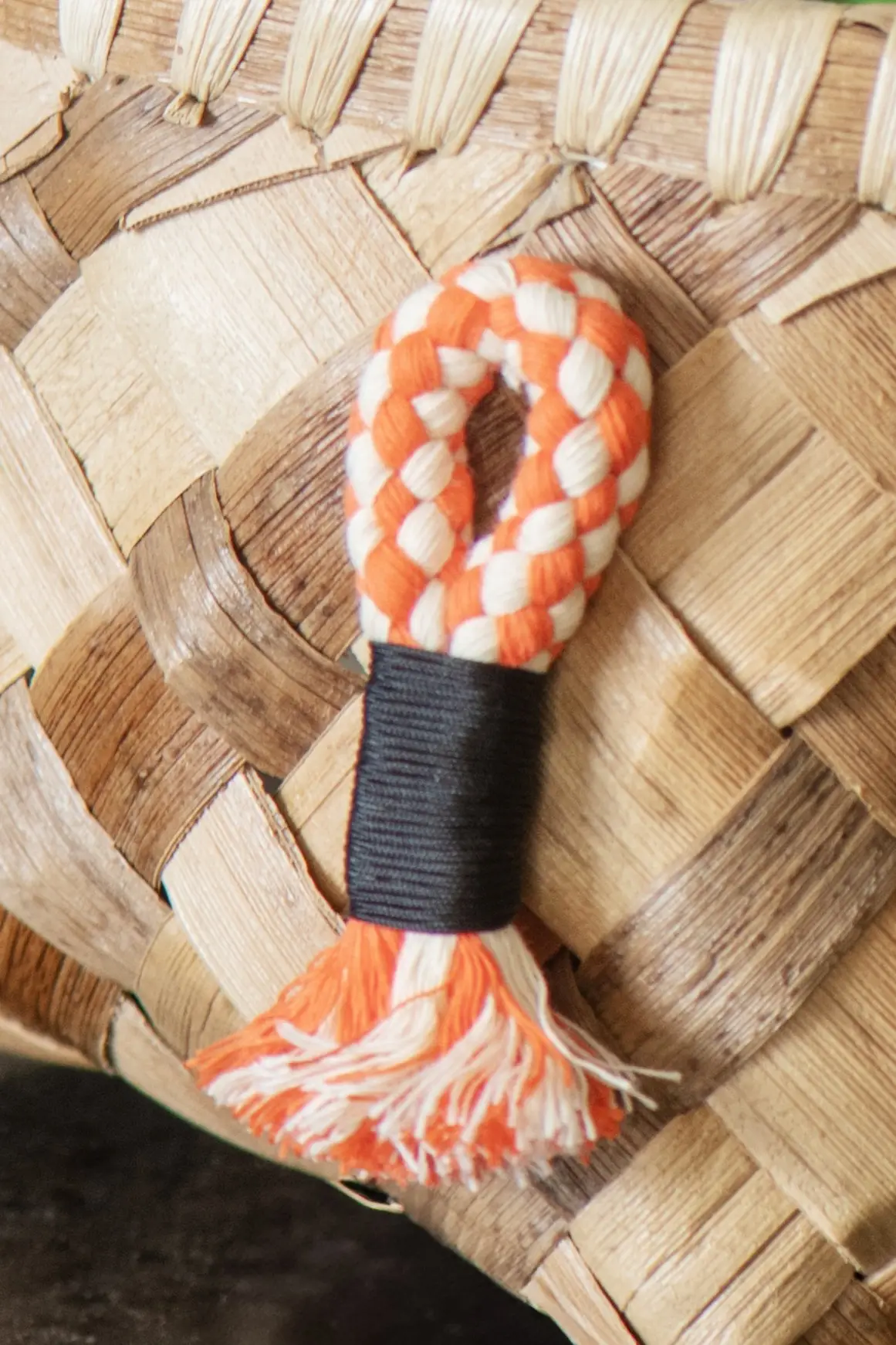 Le vacoa tressé. Le panier pompon – Image 7